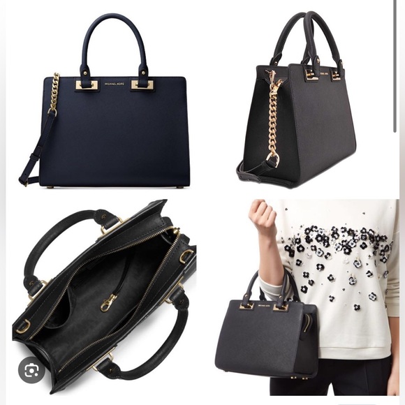 🔥FINAL🔥 Michael Kors Quinn Saffiano Large Satchel - Picture 2 of 13